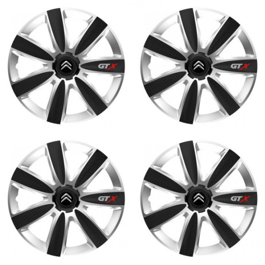 Poklice pro Citroen 14 GTX CARBON silver/black