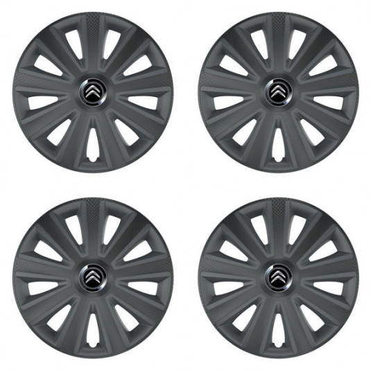 Poklice pro Citroen 15 Aviator carbon grafite