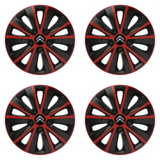 Poklice pro Citroen 16 RAPIDE red and black