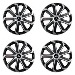 Poklice pro Mercedes 15 Evo black&silver