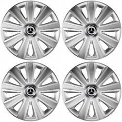 Poklice pro Mercedes 15 Aviator carbon silver