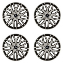 Poklice pro Mercedes 15 Dakar NC silver and black