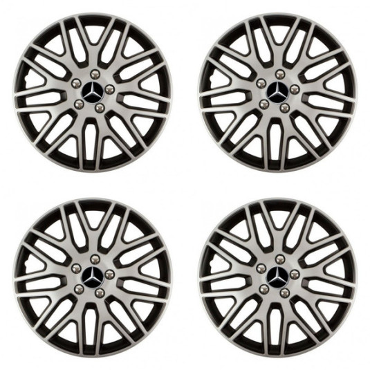 Poklice pro Mercedes 15 Dakar NC silver and black