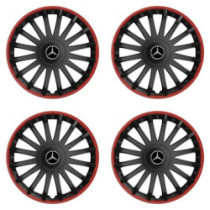 Poklice pro Mercedes 15 CRYSTAL RO black