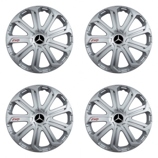 Poklice pro Mercedes 16 Evo silver