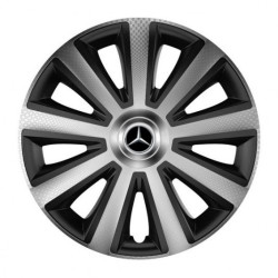 Poklice pro Mercedes 16 Aviator carbon silver&black