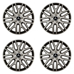 Poklice pro Mercedes 16 Dakar NC silver and black