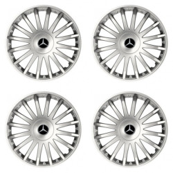 Poklice pro Mercedes 16 CRYSTAL silver