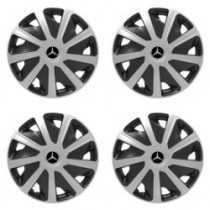 Poklice pro Mercedes pre dodávky 16 Craft silver and black
