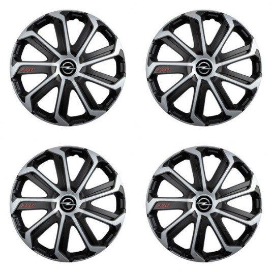 Poklice pro Opel 14 Evo black&silver