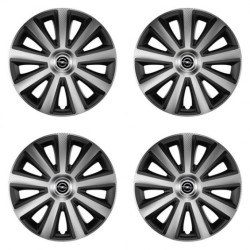 Poklice pro Opel 14 Aviator carbon silver&black