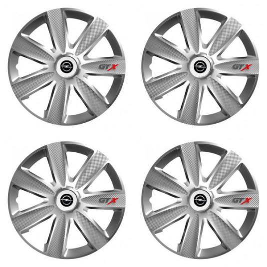 Poklice pro Opel 14 GTX CARBON silver