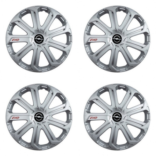 Poklice pro Opel 15 Evo silver