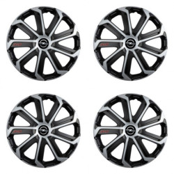 Poklice pro Opel 15 Evo black&silver