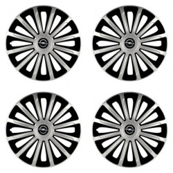 Poklice pro Opel 15 TREND silver and black