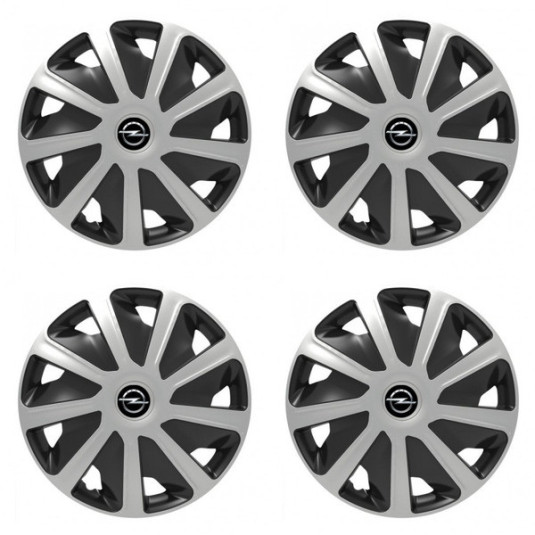 Poklice pro Opel pre dodávky 15 Craft silver and black