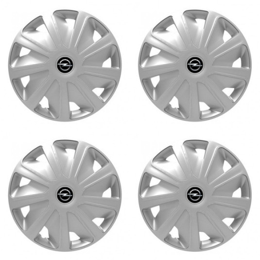 Poklice pro Opel pre dodávky 15 Craft silver