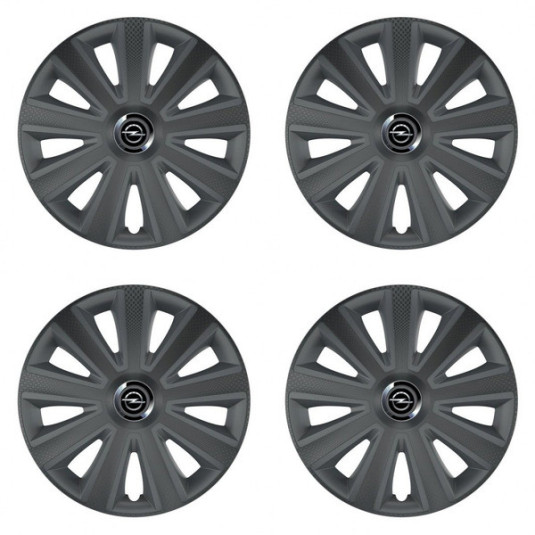 Poklice pro Opel 16 Aviator carbon RC16 grafite