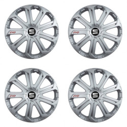 Poklice pro Seat 14 Evo silver
