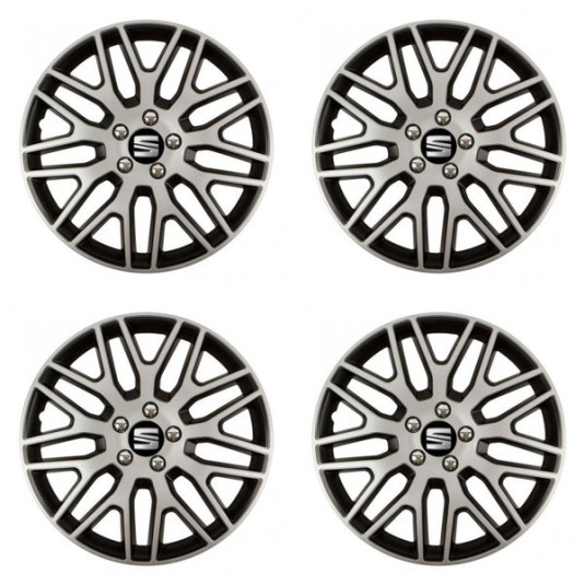 Poklice pro Seat 14 Dakar NC silver and black