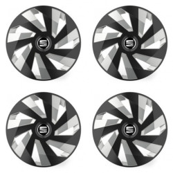 Poklice pro Seat 14 Vector RC black and silver