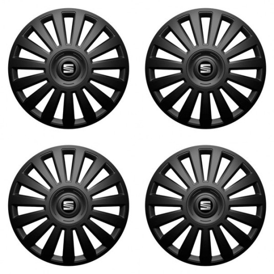 Poklice pro Seat 15 Luxury black