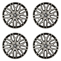 Poklice pro Seat 15 Dakar NC silver and black