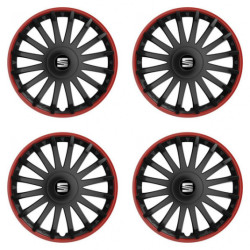 Poklice pro Seat 15 CRYSTAL RO black