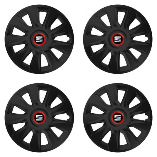 Poklice pro Seat 15 STRATOS RR black