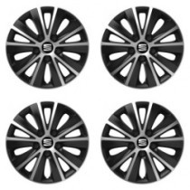Poklice pro Seat 15 RAPIDE silver and black