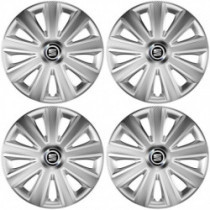 Poklice pro Seat 16 Aviator carbon RC 16 silver