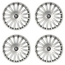 Poklice pro Seat 16 CRYSTAL silver