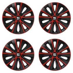 Poklice pro Seat 16 RAPIDE red and black