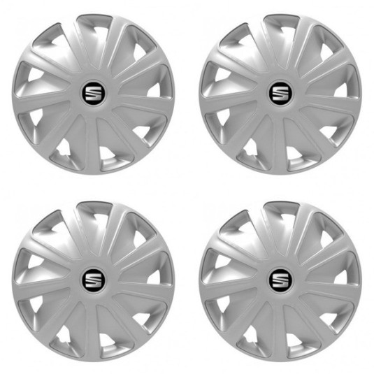 Poklice pro Seat pre dodávky 16 Craft silver