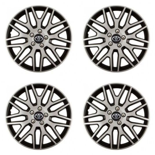 Poklice pro Toyota 14 Dakar NC silver and black