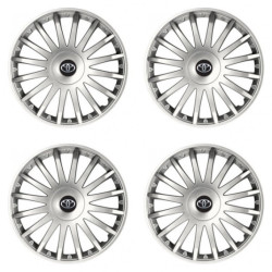Poklice pro Toyota 15 CRYSTAL silver