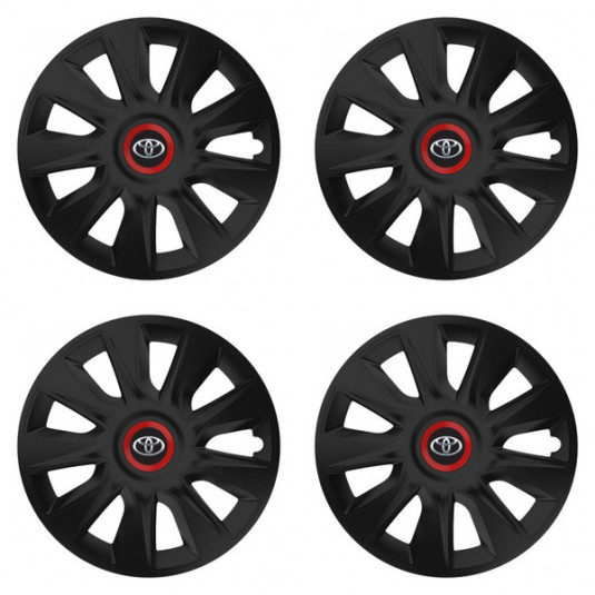 Poklice pro Toyota 15 STRATOS RR black