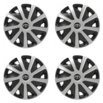 Poklice pro Toyota pre dodávky 15 Craft silver and black