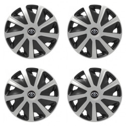 Poklice pro Toyota pre dodávky 15 Craft silver and black