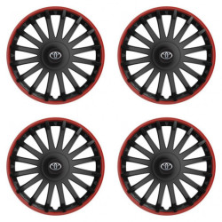 Poklice pro Toyota 16 CRYSTAL RO black
