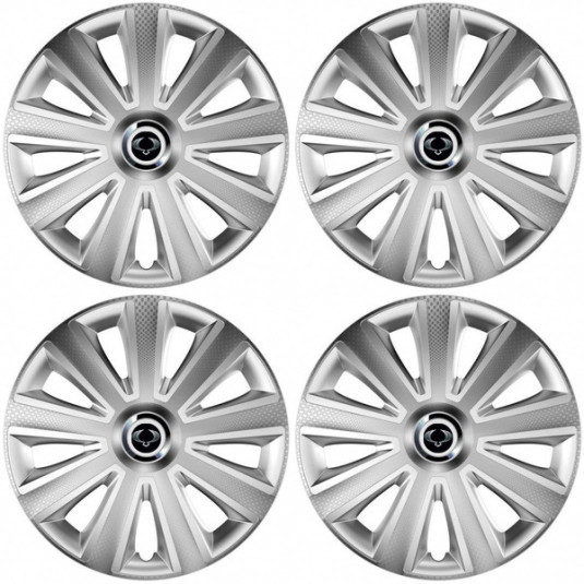 Poklice pro Sangyong 14 Aviator carbon RC silver