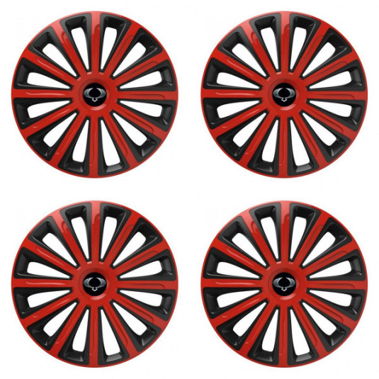 Poklice pro Sangyong 15 TREND red and black