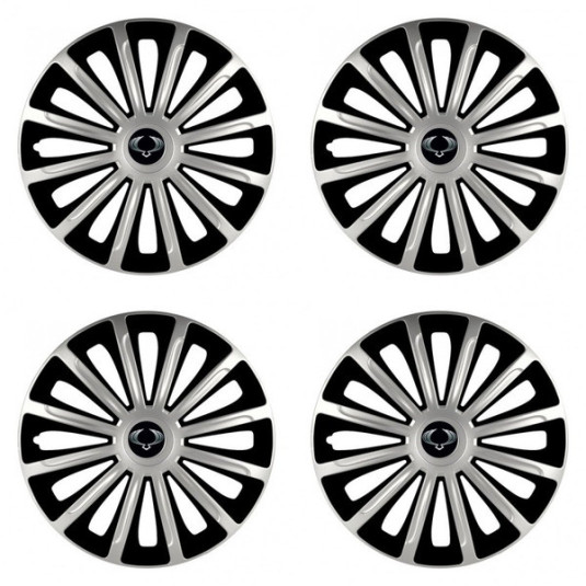 Poklice pro Sangyong 15 TREND silver and black