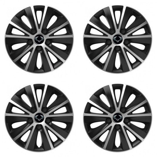 Poklice pro Sangyong 15 RAPIDE silver and black