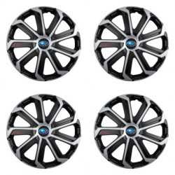 Poklice pro Subaru 14 Evo black&silver