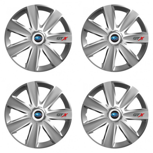 Poklice pro Subaru 15 GTX CARBON silver