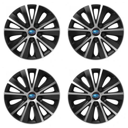 Poklice pro Subaru 15 RAPIDE silver and black