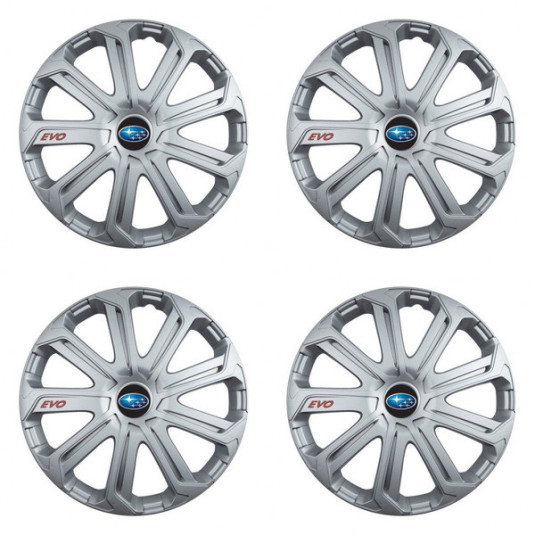 Poklice pro Subaru 16 Evo silver