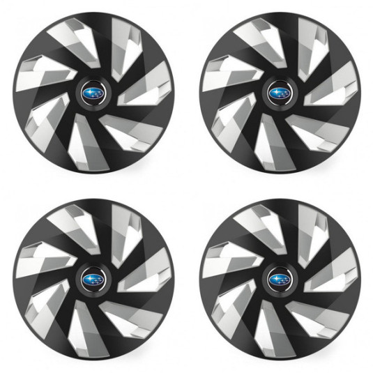 Poklice pro Subaru 16 Vector RC black and silver