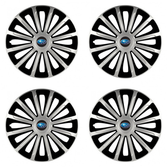 Poklice pro Subaru 16 TREND silver and black